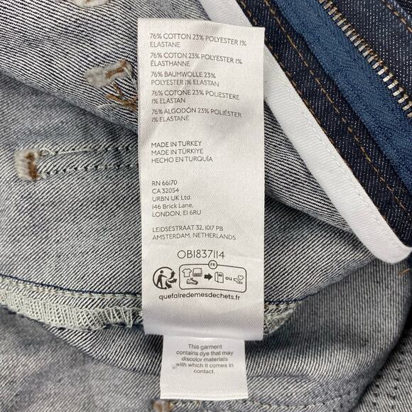 Maeve by Anthropologie Women's High-Rise Flare Dark Wash Jeans - Size: 34p - Picture 12 of 13